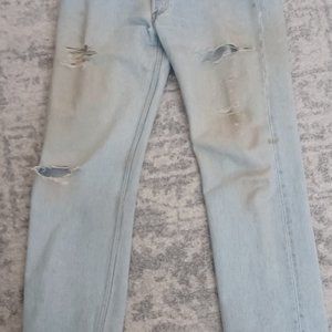 Levi's distressed jeans